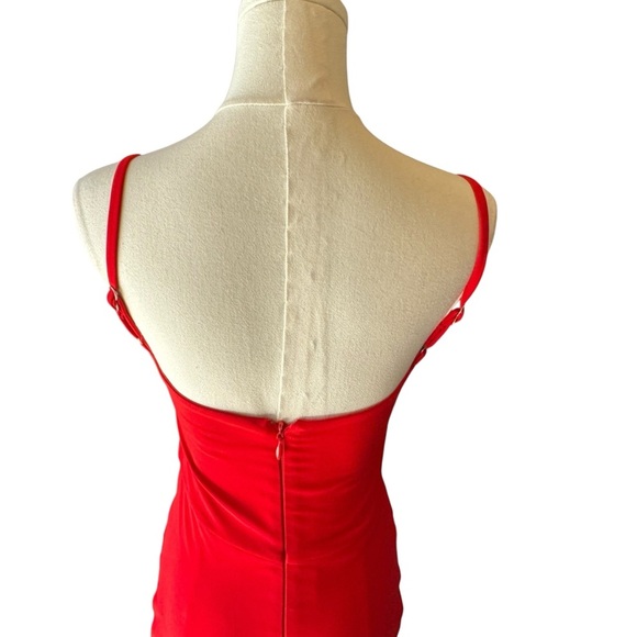 NOOKIE x Revolve - Billie Mini Dress in Flame Red Sz S - Picture 6 of 9